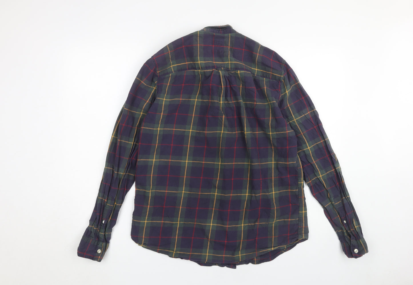 Next Men's Multicoloured Plaid Shirt, M, Button-Up