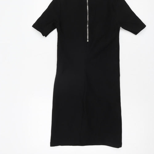 Stradivarius Women’s Black Short Sleeve Dress