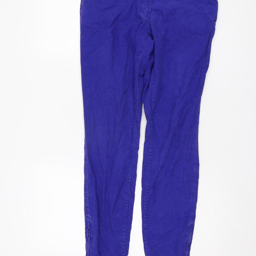 H&M Blue Skinny Women's Trousers, Size 8