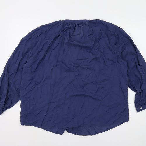 Marks and Spencer Women's Blue Blouse Size 12