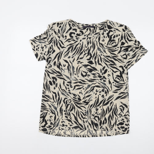 Marks and Spencer Women’s Multicoloured T-Shirt - Size 8
