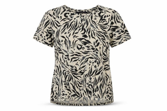 Front view of Marks & Spencer Women’s Multicoloured T-Shirt -, size UK 8