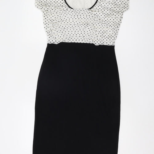 Per Una Women's Black Pencil Dress Size 10