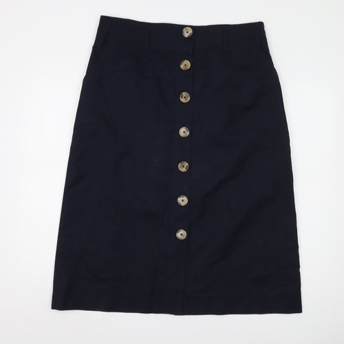 Marks and Spencer Women's Blue Pencil Skirt Size 16