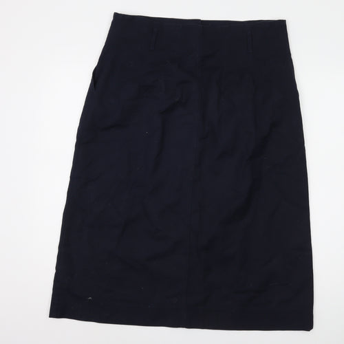 Marks and Spencer Women's Blue Pencil Skirt Size 16