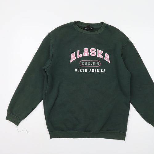 New Look Girls Green Pullover Sweatshirt - Size 12-13