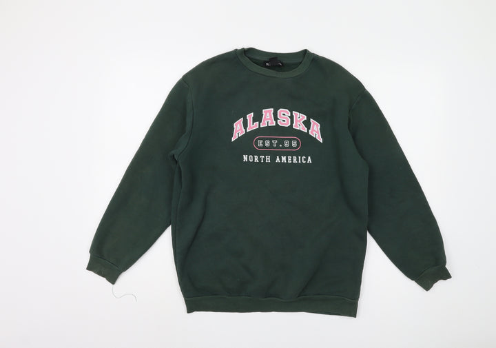 New Look Girls Green Pullover Sweatshirt - Size 12-13