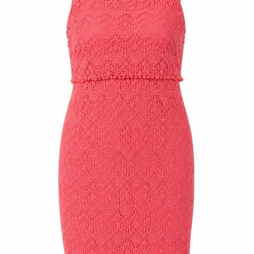 BHS Women's Pink Lace Dress, Size 16 Petites, New