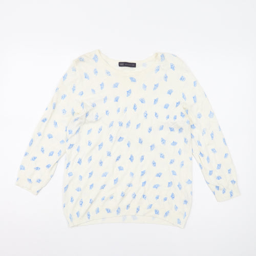 Marks and Spencer Women's Ivory Jumper UK 14