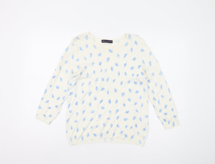 Marks and Spencer Women's Ivory Jumper UK 14