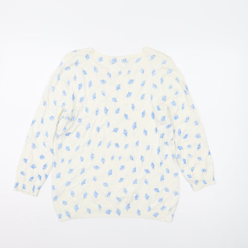 Marks and Spencer Women's Ivory Jumper UK 14