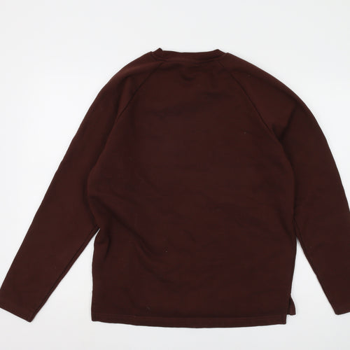 Hailys Men's Brown Pullover Sweatshirt, M, City Theme