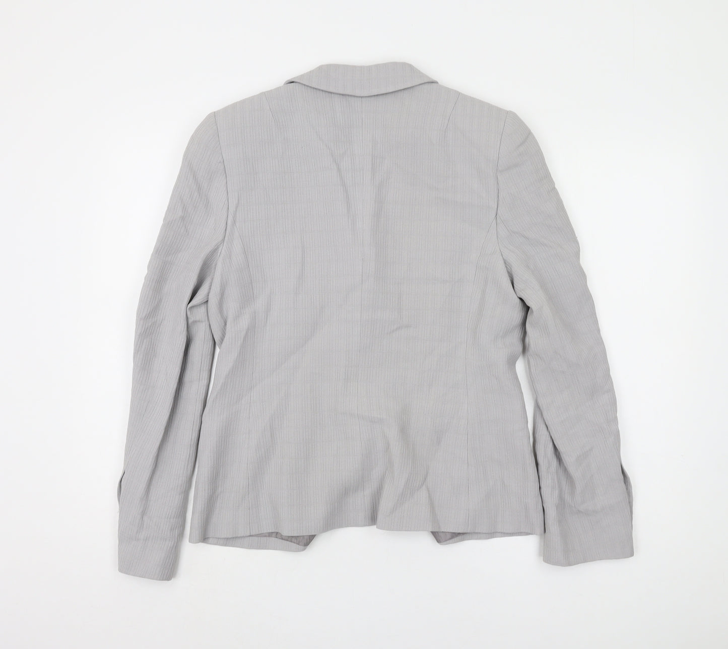 Zeddra Women's Grey Blazer Size 16 Single-Breasted
