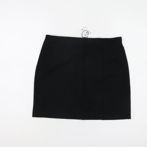 Stradivarius Women's Black Pencil Skirt, Size 12