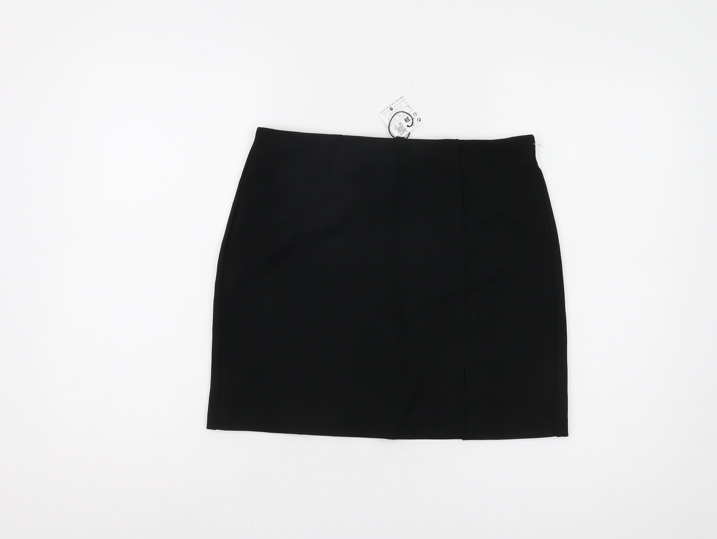 Stradivarius Women's Black Pencil Skirt, Size 12