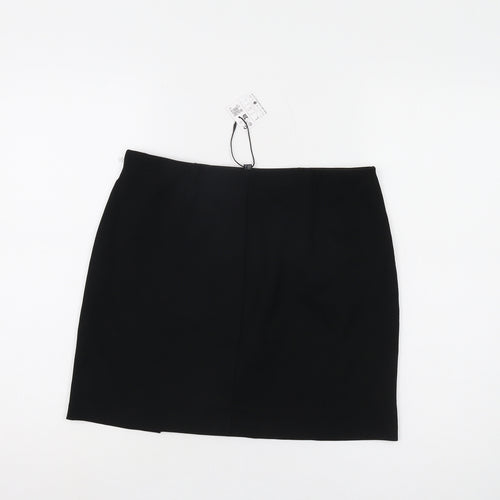 Stradivarius Women's Black Pencil Skirt, Size 12