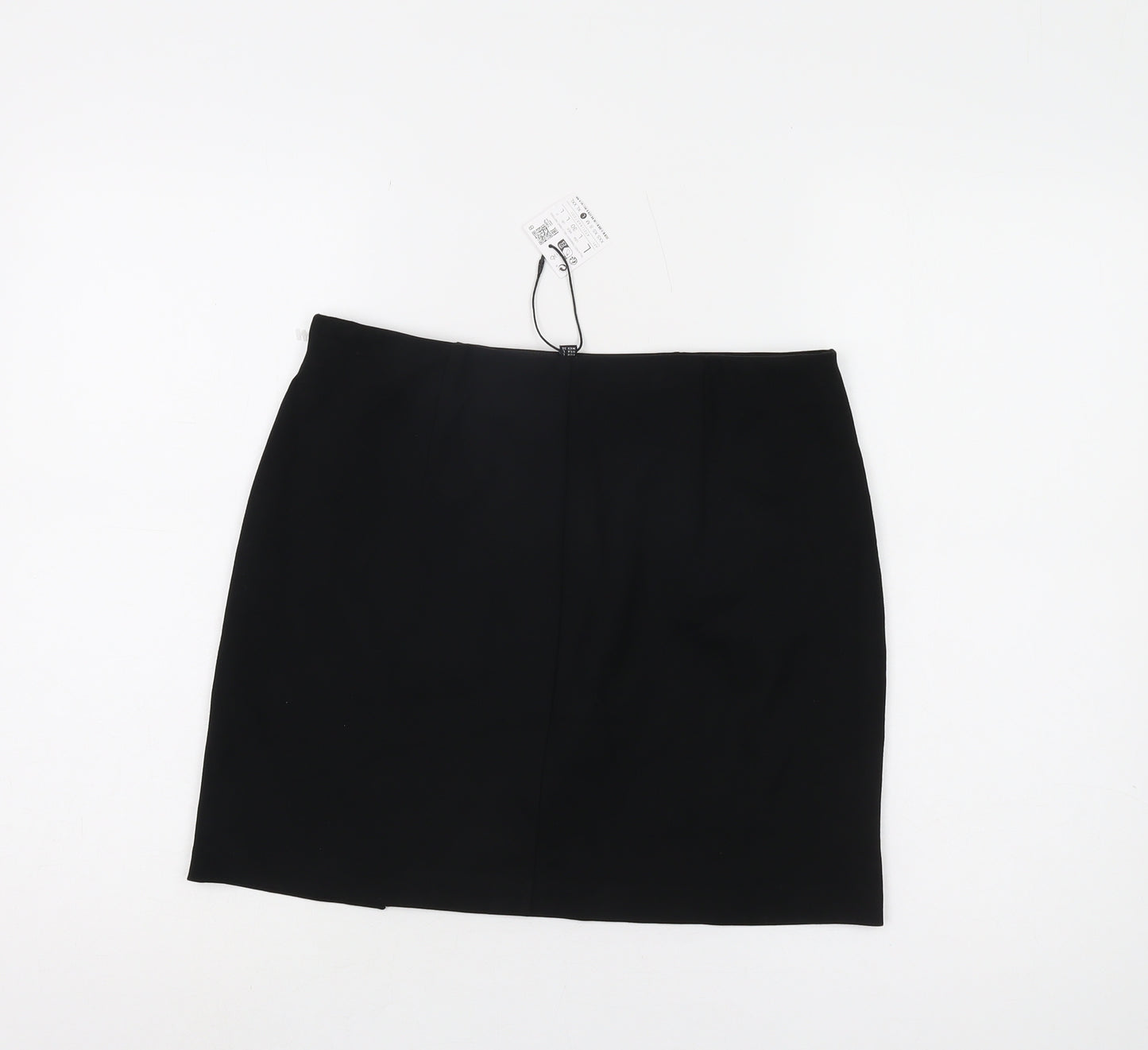 Stradivarius Women's Black Pencil Skirt, Size 12
