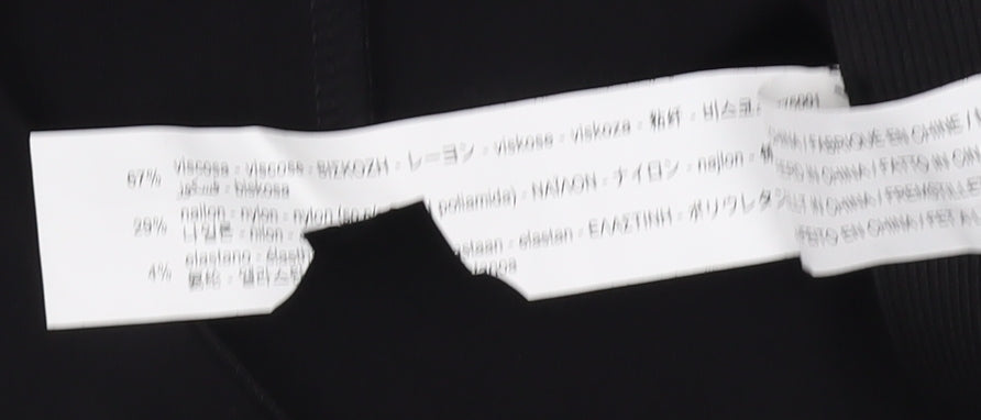 Stradivarius Women's Black Pencil Skirt, Size 12