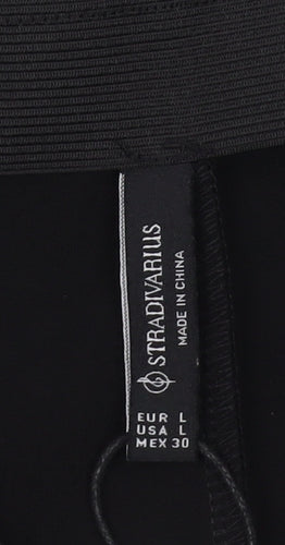 Stradivarius Women's Black Pencil Skirt, Size 12