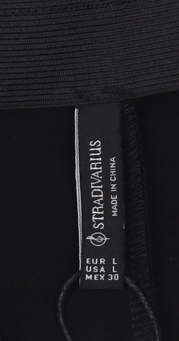 Stradivarius Women's Black Pencil Skirt, Size 12