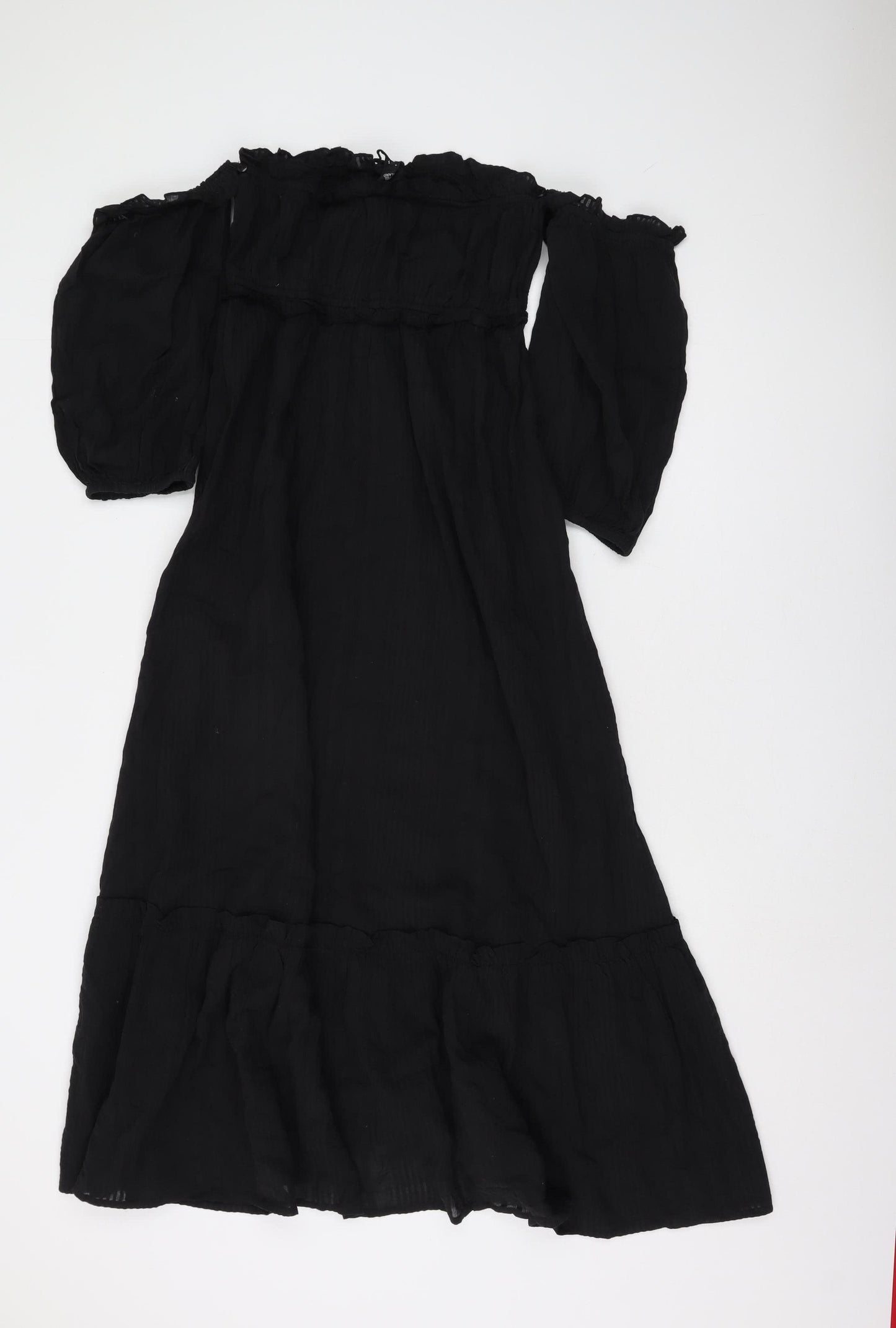 River Island Women's Black Cotton Dress, Size S