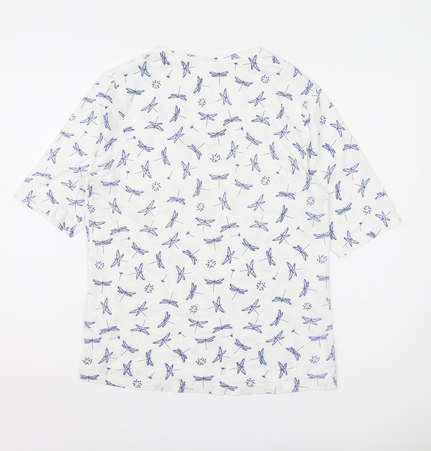 Cotton Traders Women's White T-Shirt Size 12 Casual