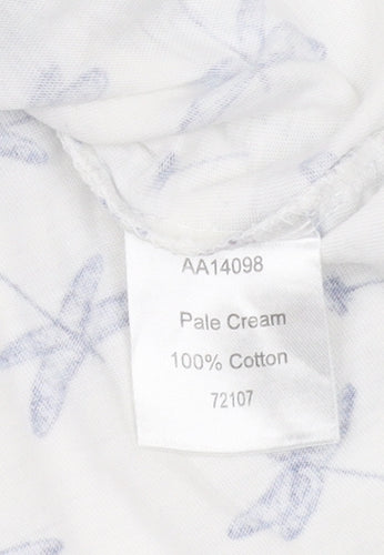 Cotton Traders Women's White T-Shirt Size 12 Casual