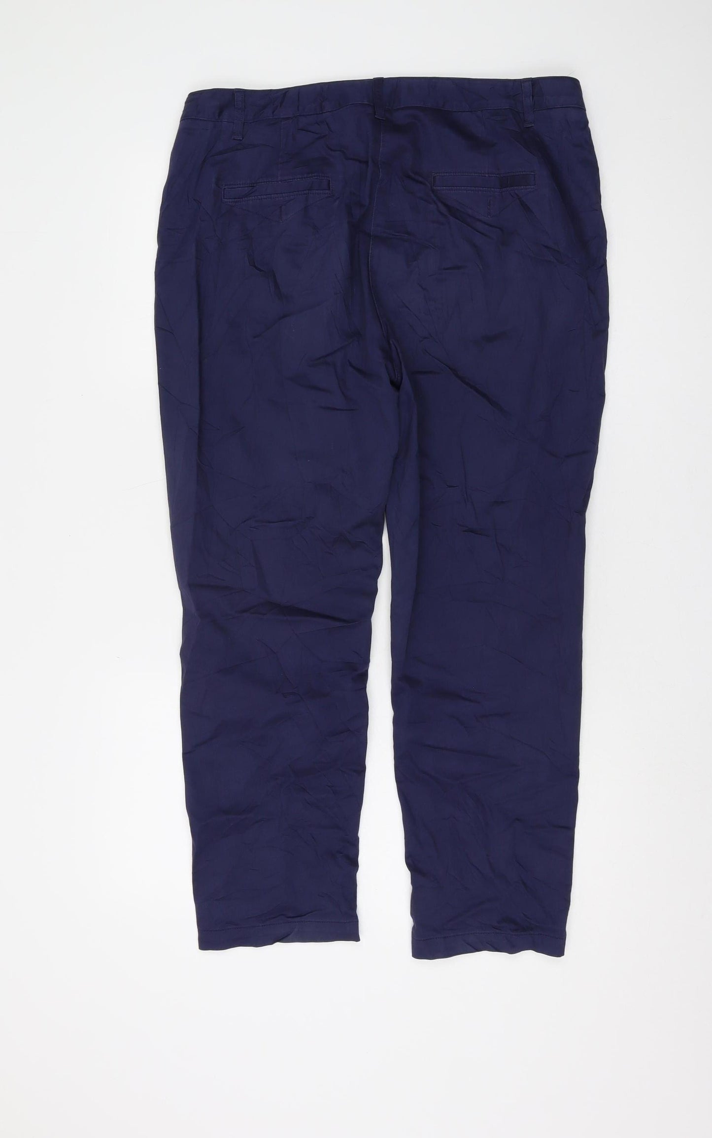 Marks and Spencer Women's Blue Trousers Size 16