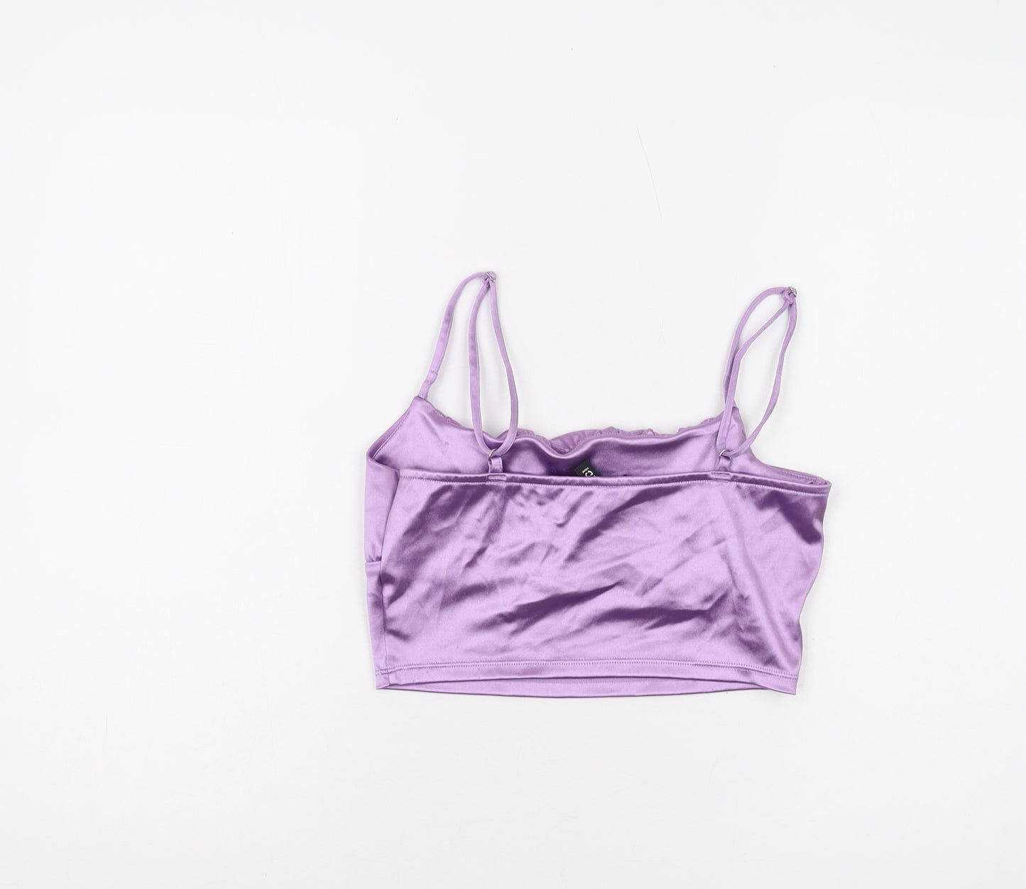 H&M Women's Purple Satin Camisole Tank S