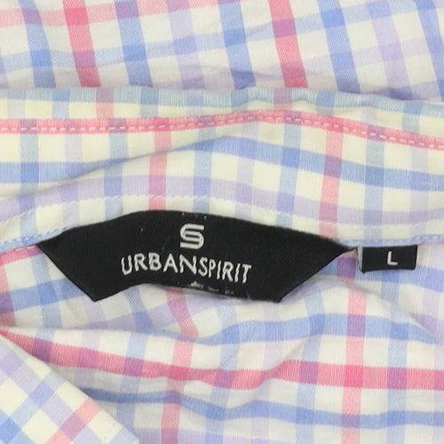 Urban Spirit Men's Multicoloured Check Shirt L
