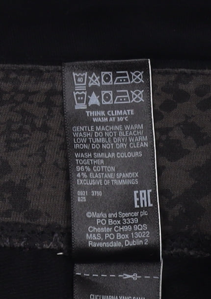 Marks and Spencer Women's Black Trousers, Size 14