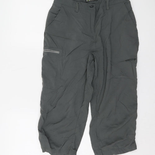 Ayacucho Women's Grey Cargo Trousers Size 10