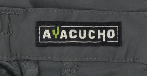 Ayacucho Women's Grey Cargo Trousers Size 10