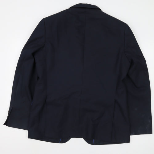 Marks and Spencer Men's Blue Blazer 42 Regular Fit