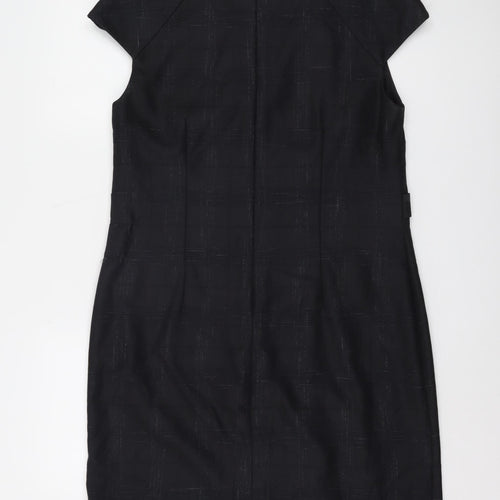 Next Women's Black Sheath Dress - Size 14, Classic Workwear