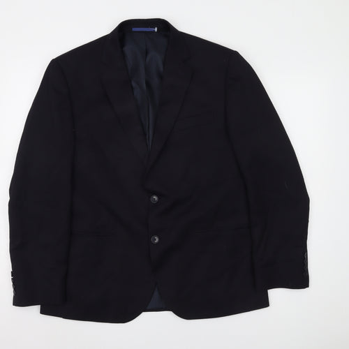 Marks and Spencer Men's Blue Blazer, Size 40S Business