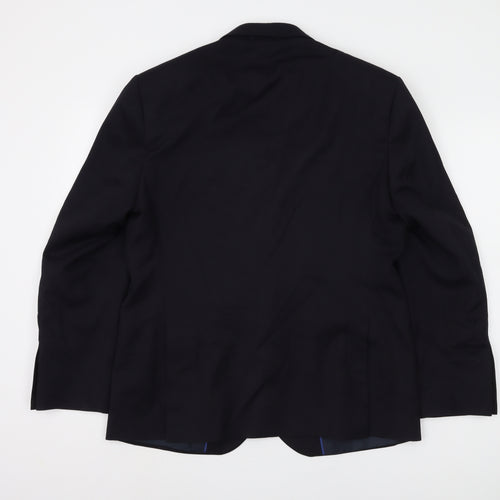 Marks and Spencer Men's Blue Blazer, Size 40S Business