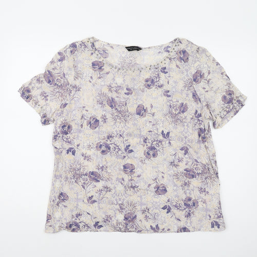 Dorothy Perkins Women's Multicoloured Floral Blouse Size 18