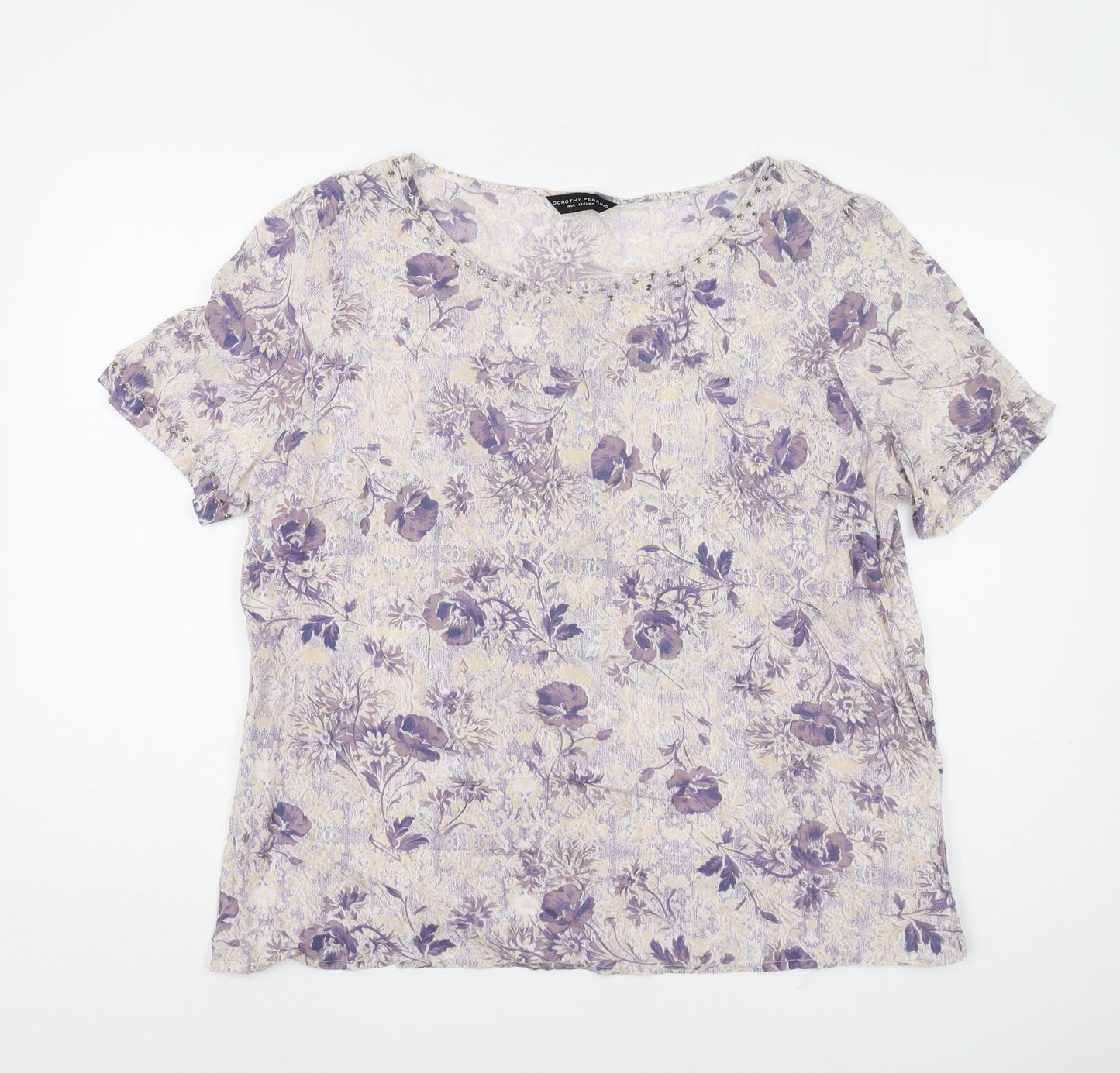 Dorothy Perkins Women's Multicoloured Floral Blouse Size 18