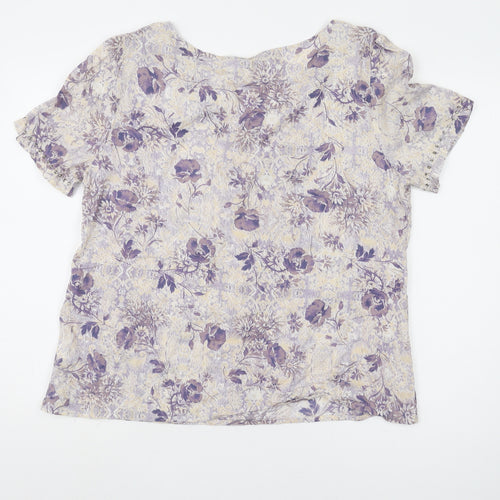 Dorothy Perkins Women's Multicoloured Floral Blouse Size 18