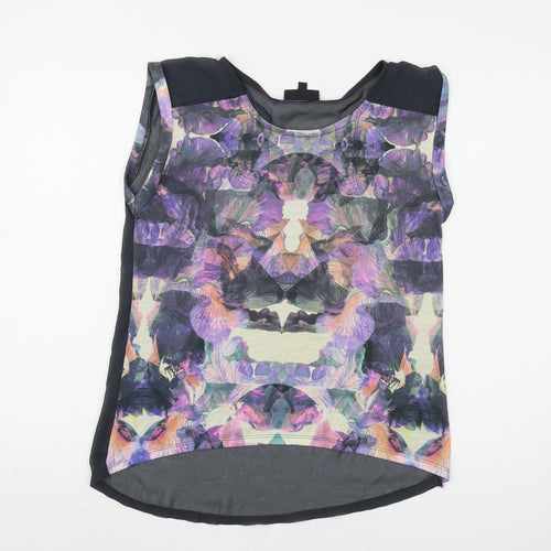 Warehouse Women's Multicoloured Floral Blouse Size 10