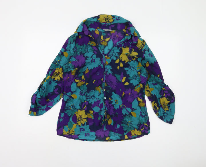 Per Una Womens Multicoloured Floral Blouse Size 12