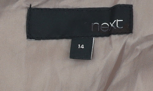 Next Women's Brown Halter Dress Size 14