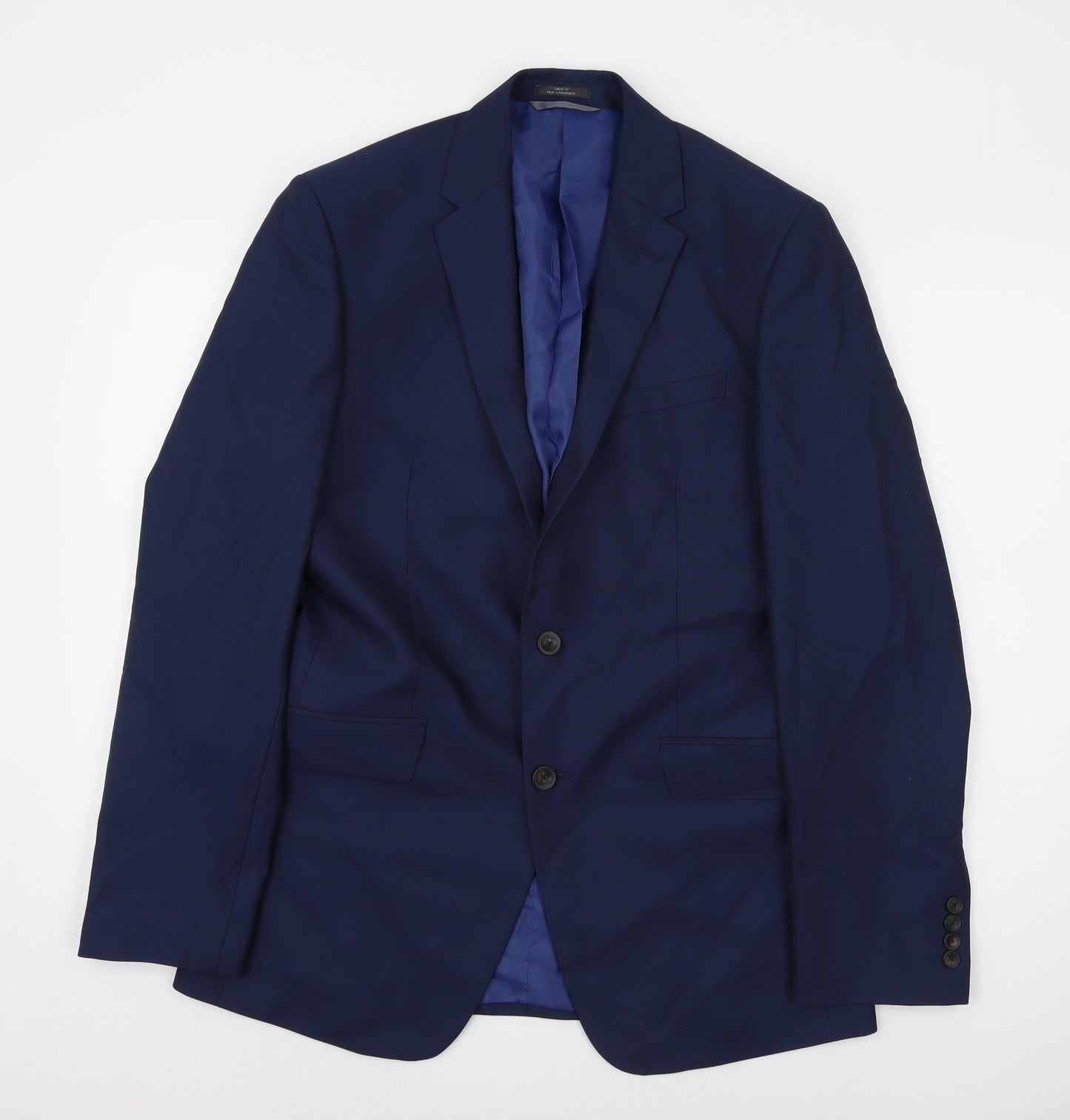 Marks & Spencer Men's Blue Long Blazer Jacket 38L