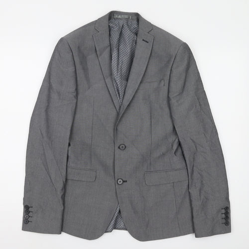 Limehaus Men's Grey Blazer 36 Regular Formal Jacket