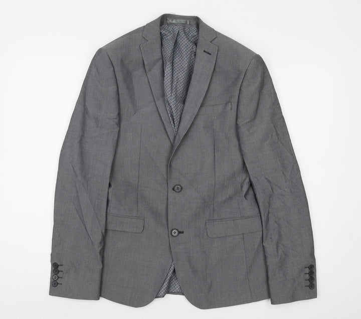 Limehaus Men's Grey Blazer 36 Regular Formal Jacket