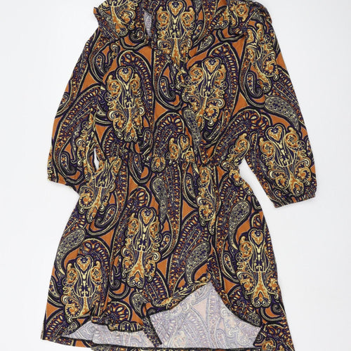 Next Women's Multicoloured Paisley Dress Size 12