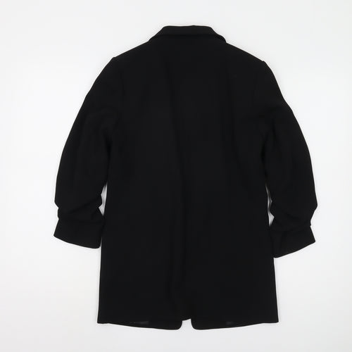 H&M Women's Black Blazer Size 6 Regular Notch Lapel