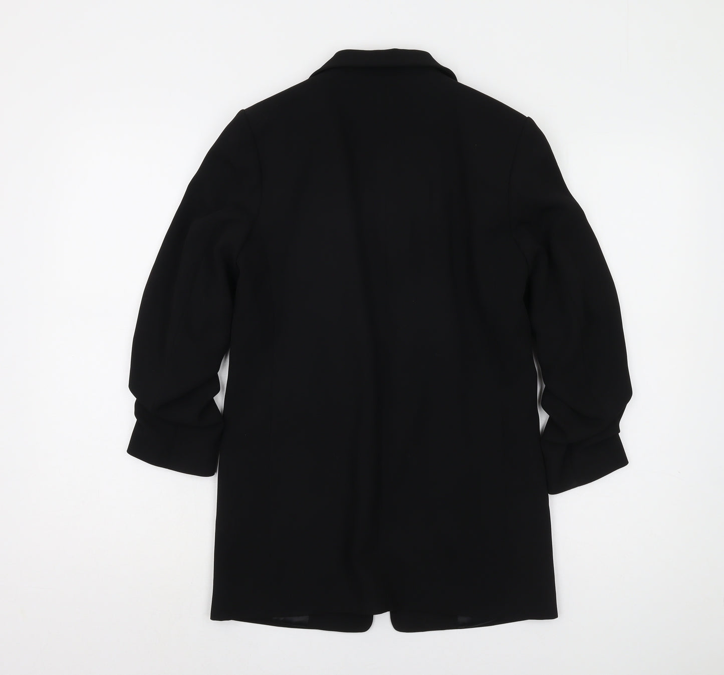 H&M Women's Black Blazer Size 6 Regular Notch Lapel