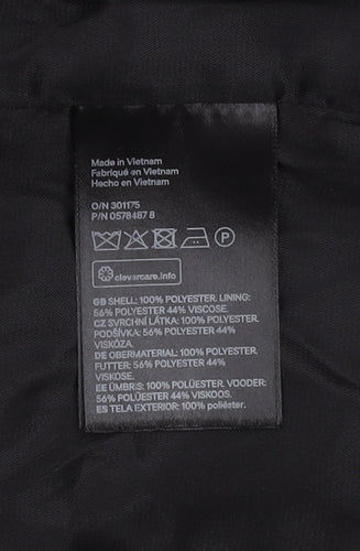 H&M Women's Black Blazer Size 6 Regular Notch Lapel